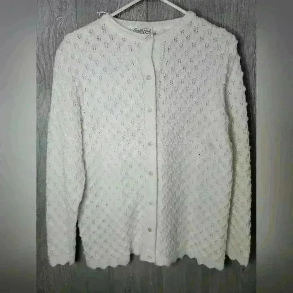 VINTAGECuddle Knit cardigan size M/L small call out at pictured. Can be cleaned - Picture 1 of 5